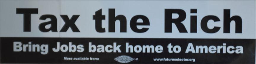 Bumper Sticker-Tax the Rich